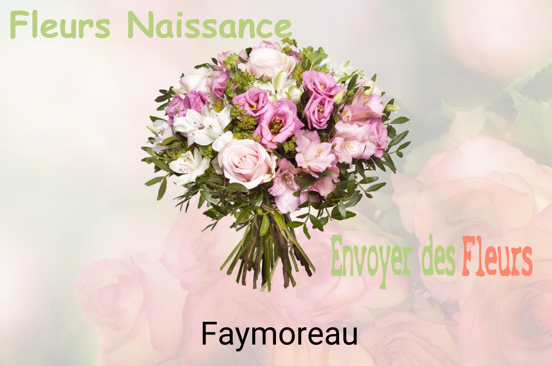 Bouquet de fleurs de naissance livré à Faymoreau