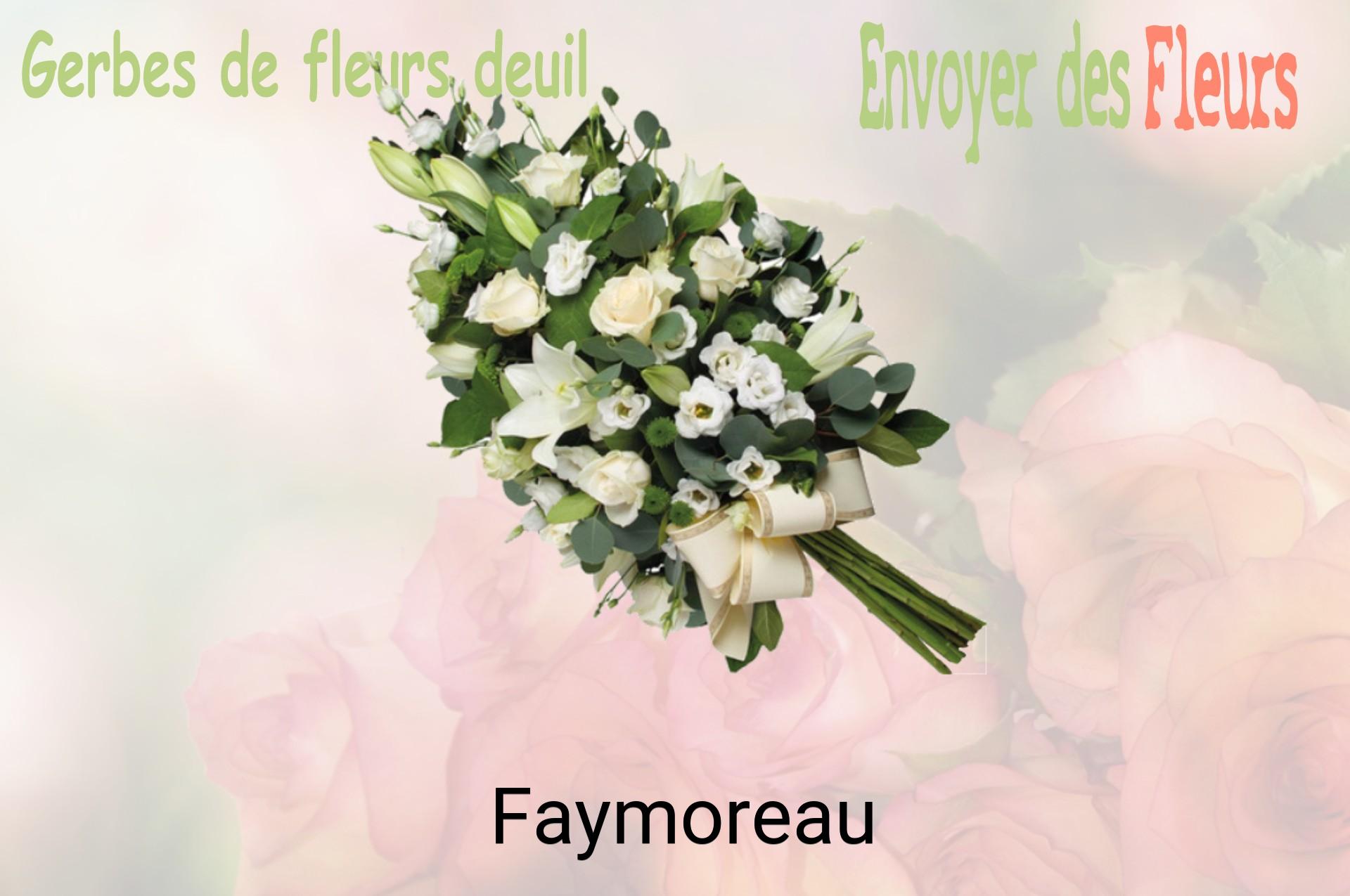 Gerbe de fleurs de deuil livrée à Faymoreau